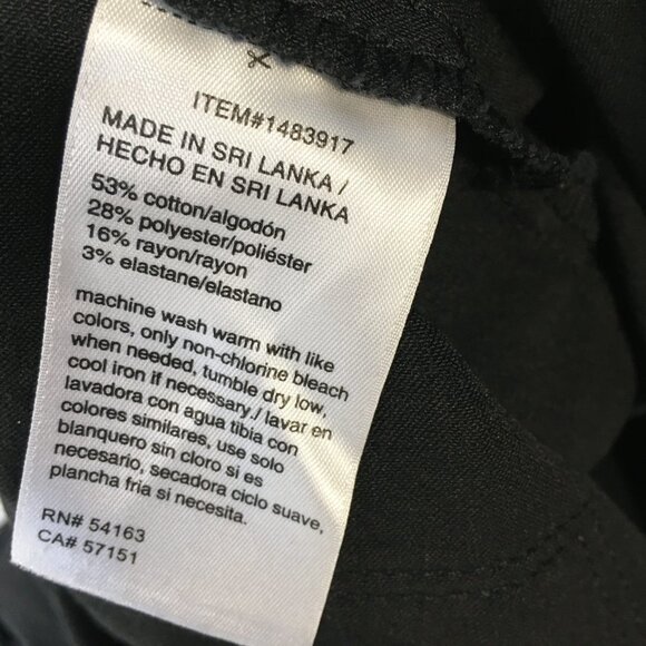 DKNKY Pull On Black Stretch Bermuda Shorts Size XXL - Picture 10 of 11